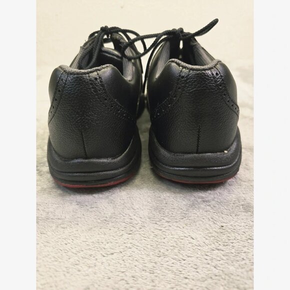 FootJoy Greenjoys‎ Golf Shoes Mens 9.5M Black Leather Flex Zone 45449 - Picture 11 of 16